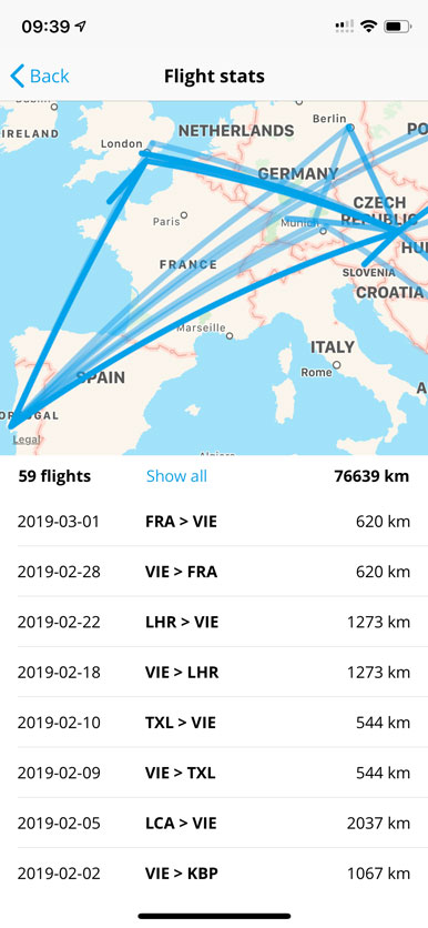 Track your flights